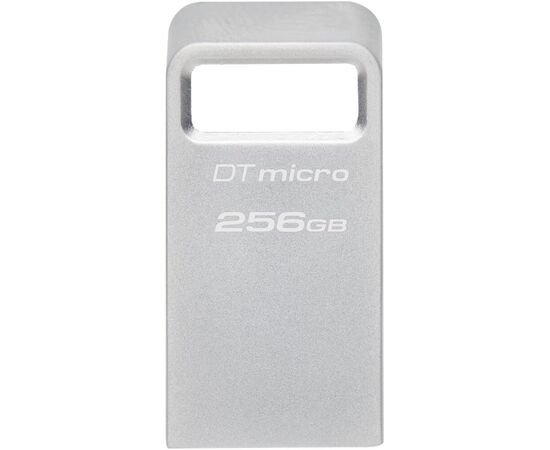  USB-флешка Kingston Micro 256GB USB3.0 серебристый (DTMC3G2/256GB) 
