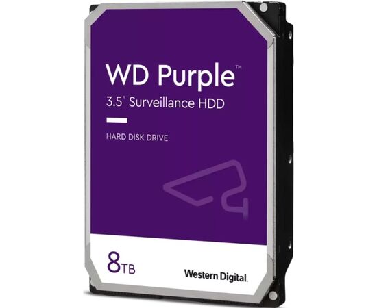  HDD Western Digital WD85PURZ 3.5" 8TB Purple Surveillance SATA 6Gb/s - 5640 rpm 