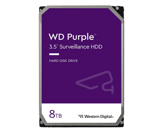  HDD Western Digital WD85PURZ 3.5" 8TB Purple Surveillance SATA 6Gb/s - 5640 rpm 