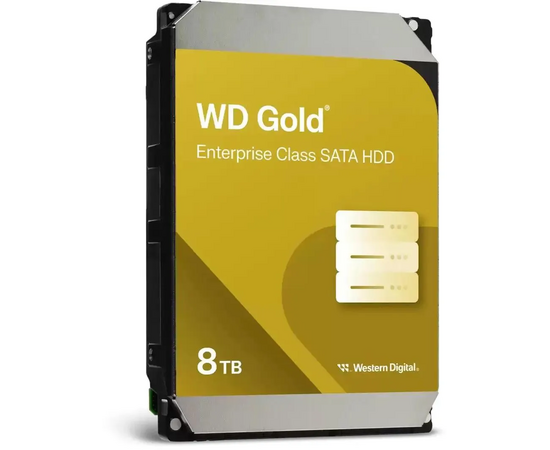  HDD WD Gold WD8005FRYZ, 8ТБ, SATA III, 3.5" 