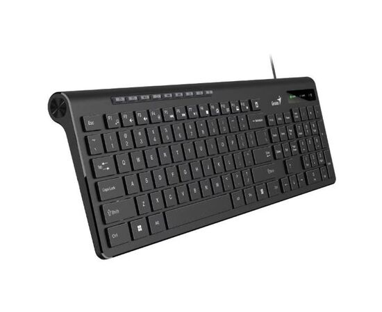  Клавиатура Genius SlimStar 230II, проводная, USB, 104 клавиши черный 