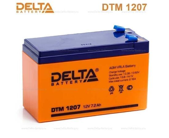  Батарея для ИБП Delta DTM 1207 12В 7.2Ач 