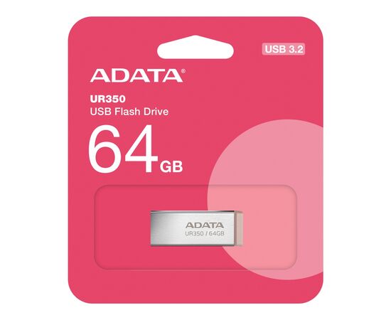  USB-флешка ADATA UR350-64G-RSR/BG USB3.2 64G Brown 