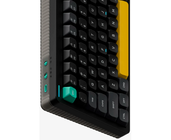  Беспроводная клавиатура QMK Nuphy Halo75 V2 Obsidian Black, RGB, Hot Swap, Raspberry Switch 