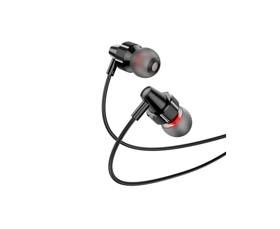  Наушники HOCO M90 Delight wire-controlled earphones with microphone (черный 3.5мм) 
