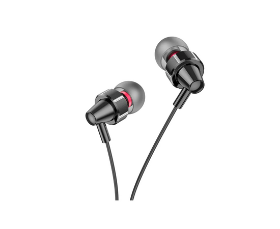  Наушники HOCO M90 Delight wire-controlled earphones with microphone (черный 3.5мм) 