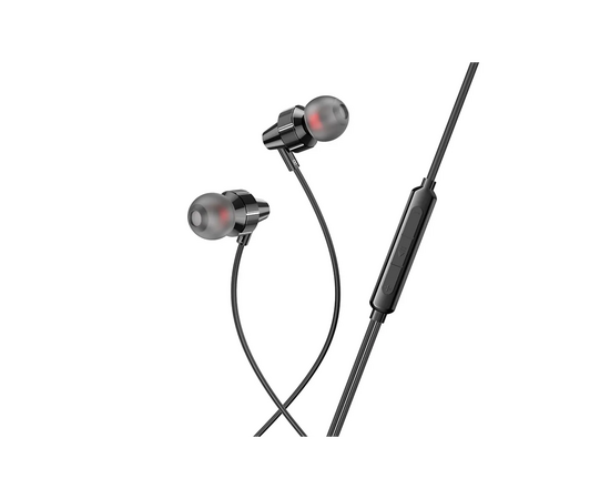  Наушники HOCO M90 Delight wire-controlled earphones with microphone (черный 3.5мм) 