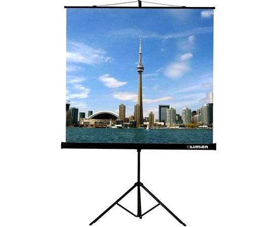  Экран на треноге Lumien 127x127см Eco View LEV-100104 1:1 напольный рулонный 