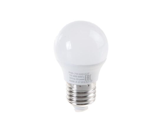  Лампочка Эра LED P45-7W-840-E27 (Б0020554) 