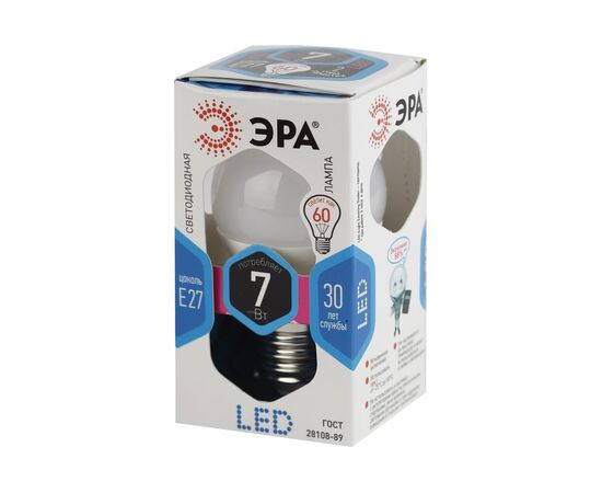  Лампочка Эра LED P45-7W-840-E27 (Б0020554) 