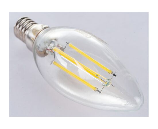  Лампа Gauss Filament (103801211) филам.11Вт цок. E14 свеча 220B 4100K св.свеч.бел.нейт. С35 (упак. 1шт) 