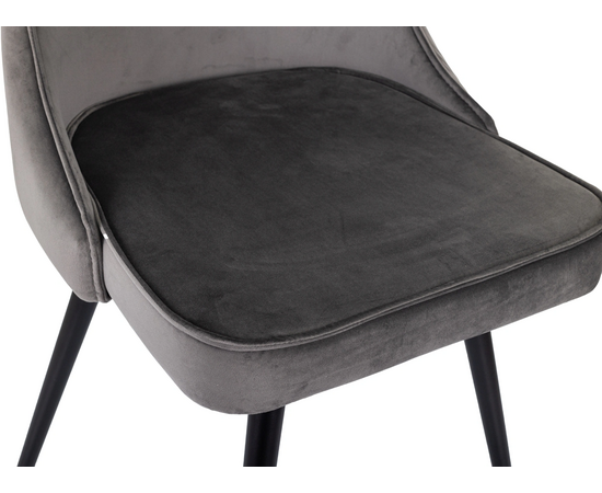  Стул Бюрократ CH-K4_1/SP/HL18 с повор.мех. т.серый Holland 18 металл черный на ножках 