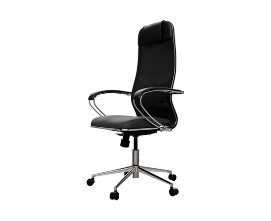  Кресло МЕТТА ErgoLife Set 15 (Z316737895) на колесиках, сетка, черный 