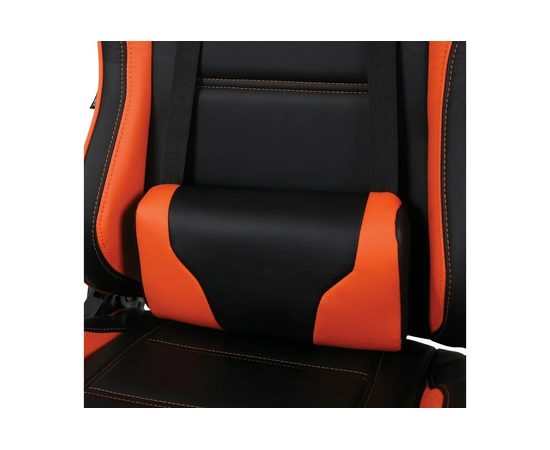  Кресло игровое BRABIX GT Racer GM-100 (531925) на колесиках, эко.кожа, 1шт. в комплекте черный/оранжевый 