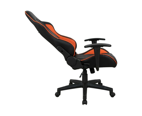  Кресло игровое BRABIX GT Racer GM-100 (531925) на колесиках, эко.кожа, 1шт. в комплекте черный/оранжевый 