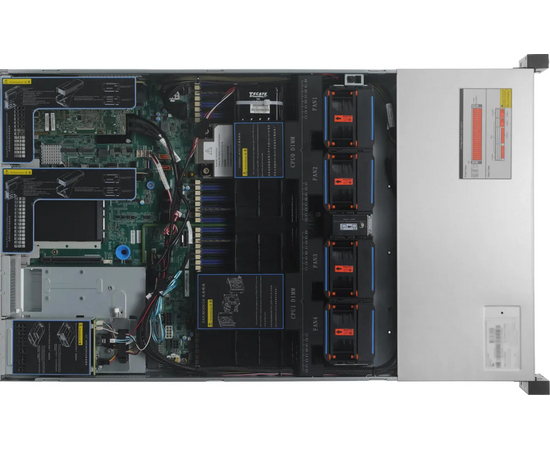  Сервер IRU Rock g2225p (2139294) 2x6348 4x64Gb 2x1800Gb 2.5" SAS-3 9361-8I AST2500 2xGigEth 2x1300W w/o OS 