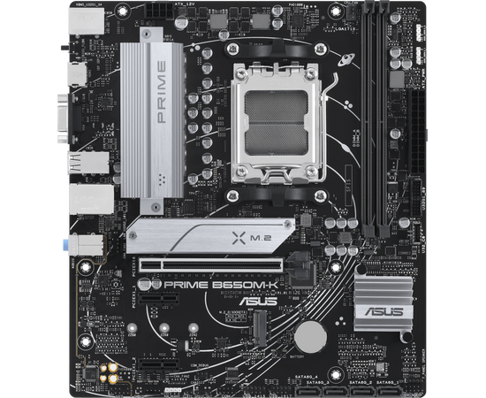  MB sAM5 ASUS PRIME B650M-K 90MB1F60-M0EAY0 mATX 2xDDR5 PCIEx16 2xPCIEx1 2xM.2 HDMI VGA 2.5GLAN 