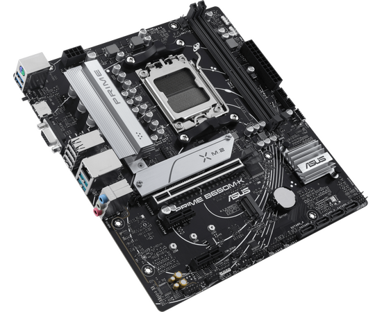  MB sAM5 ASUS PRIME B650M-K 90MB1F60-M0EAY0 mATX 2xDDR5 PCIEx16 2xPCIEx1 2xM.2 HDMI VGA 2.5GLAN 