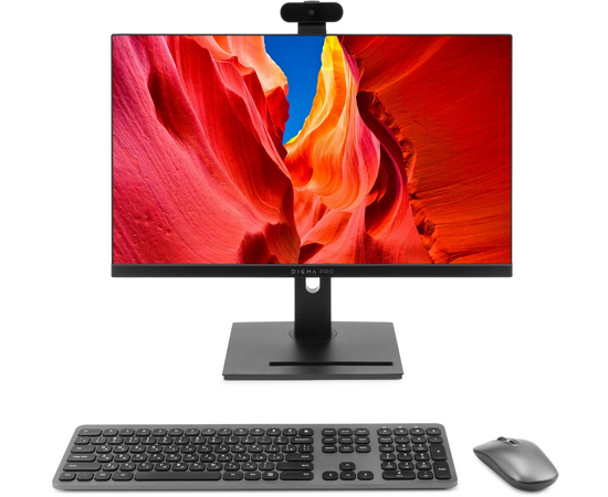  Моноблок DIGMA PRO Vision DM23R3-8CXW02 23.8" Full HD, AMD Ryzen 3 5425U, 8ГБ DDR4, 256ГБ SSD, Windows 11 Pro, черный 