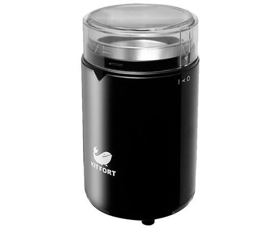  Кофемолка Kitfort КТ-1314 чёрный, 150 Вт.Вместимость: 60 г зерён. 