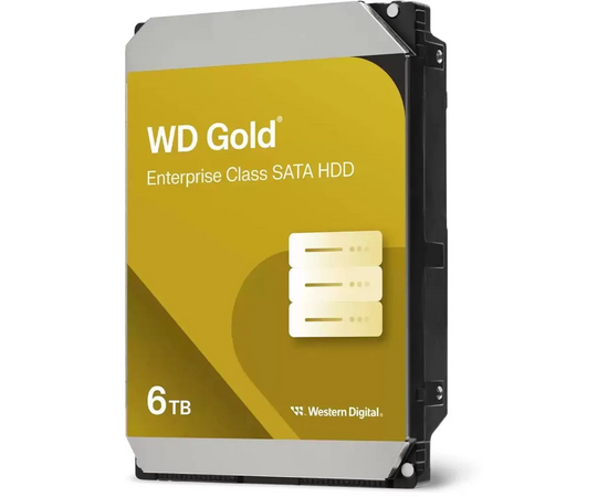  HDD WD Gold WD6004FRYZ, 6ТБ, SATA III, 3.5" 