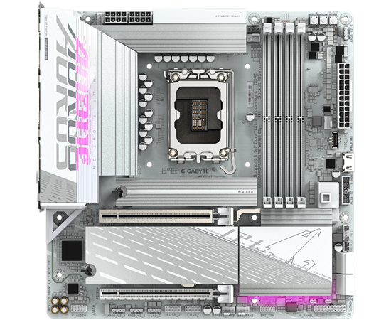  Материнская плата Gigabyte B860M Aorus Elite Wifi6E Ice 