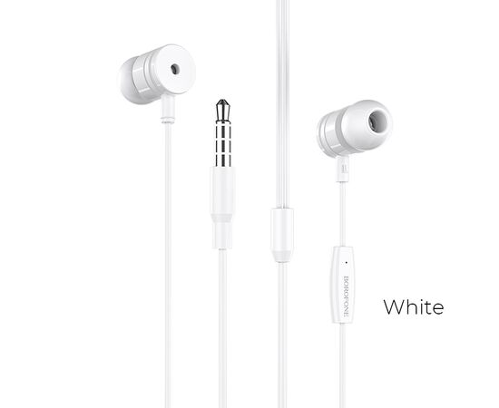  Наушники BOROFONE BM31 Mysterious Universal with mic (белый) 