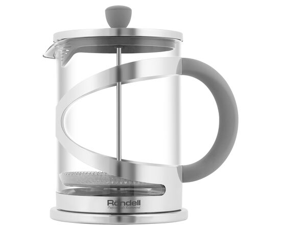  Френч-пресс Rondell Crystal Grey RDS-1669 (ST) стальной 