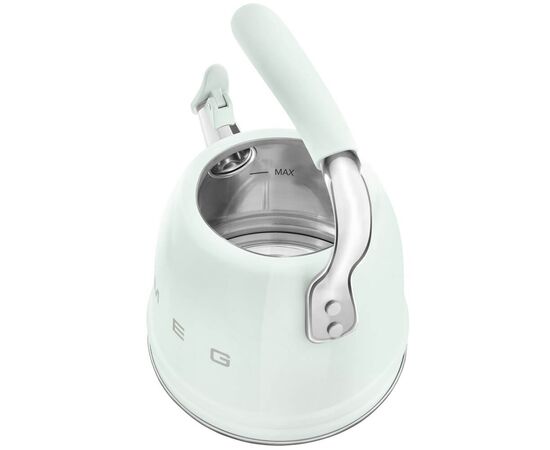  Чайник SMEG WKF01PG стиль 50-х гг, со свистком, 2.3л, индикация уровня воды, пастельный зеленый 