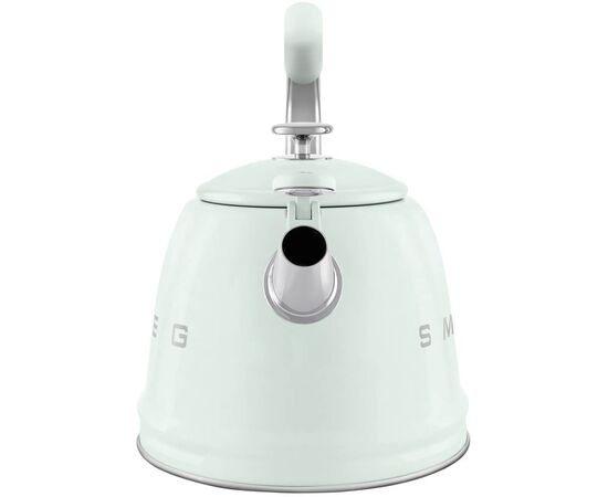  Чайник SMEG WKF01PG стиль 50-х гг, со свистком, 2.3л, индикация уровня воды, пастельный зеленый 