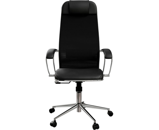  Кресло МЕТТА ErgoLife Set 16 (Z316737901) на колесиках, сетка, черный 