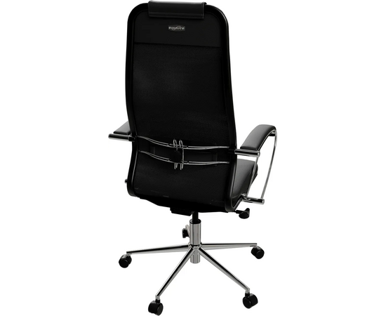  Кресло МЕТТА ErgoLife Set 16 (Z316737901) на колесиках, сетка, черный 