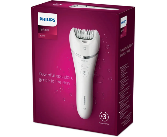  Эпилятор Philips BRE700/01 белый 