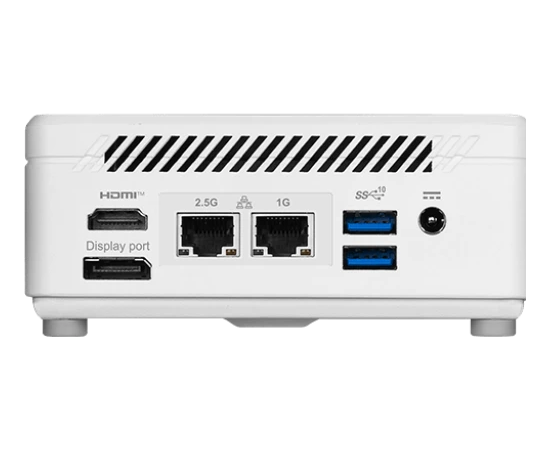  Неттоп MSI Cubi 5 1M-618XRU (9S6-B0A822-618) Core 5 120U (1.4) 16Gb SSD512Gb Graphics CR без ОС 2xGbitEth WiFi BT белый 