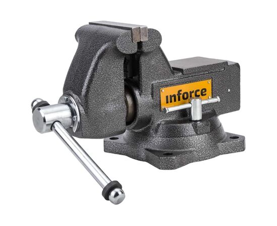  Тиски слесарные Inforce 05-23-09 поворотные 115 мм 