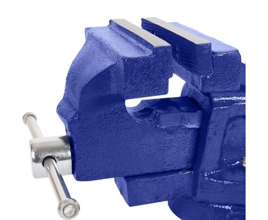  Тиски слесарные KRAFT KT 705210 поворотные с наковальней 150 мм 