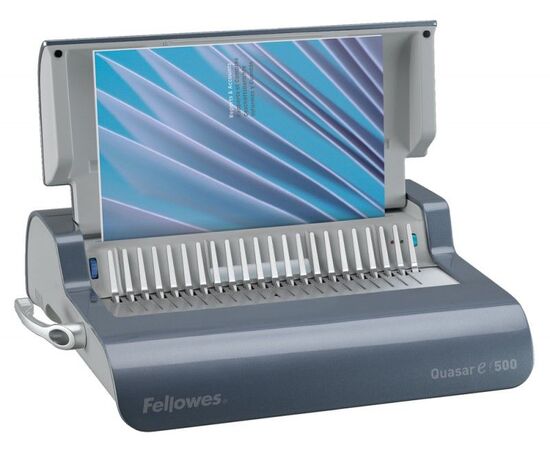  Переплетчик Fellowes Quasar E (FS-56209) A4/перф.25л.сшив/макс.500л./пластик.пруж. (6-51мм)/электр. 