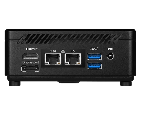  Неттоп MSI Cubi 5 1M-615XRU (9S6-B0A821-615) Core 7 150U (1.8) 16Gb SSD1Tb Graphics CR без ОС 2xGbitEth WiFi BT черный 