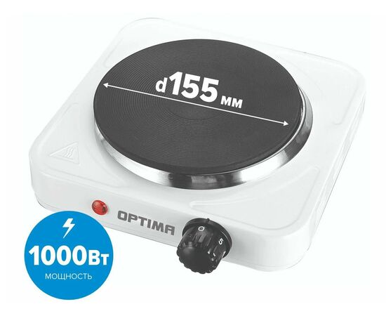  Настольная плитка OPTIMA OS-111W белый 