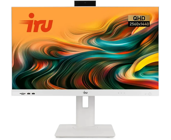  Моноблок IRU Strato 27IW-2180898 27" QHD i5 1235U (1.3) 16Gb SSD512Gb UHDG CR без ОС GbitEth WiFi BT 65W Cam белый 2560x1440 (RUS) 