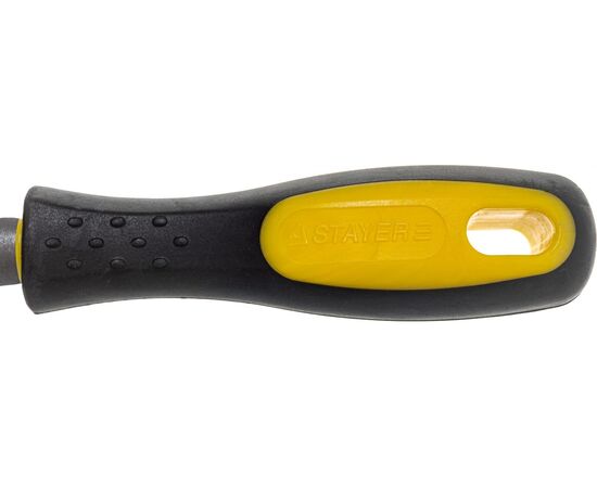  Набор напильники с двухкомпонентной рукояткой STAYER 1681-15-H5_z01,плоский,полукруглый,трехгранный,квадратный,круглый,№2,150мм 