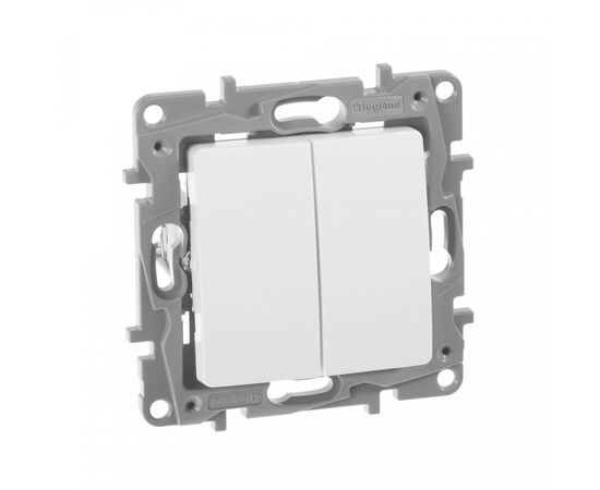  Выключатель Legrand Etika скрыт. 1кл. IP20 белый (672202) 