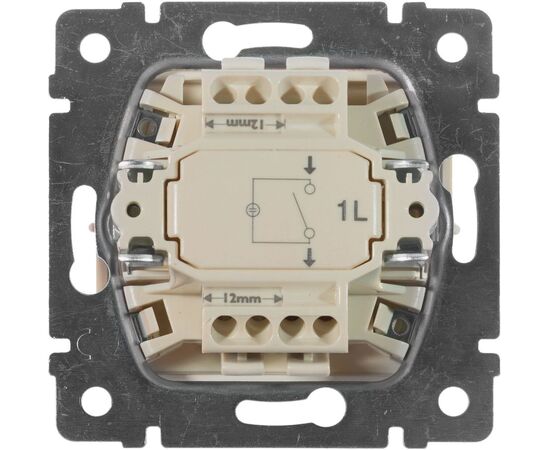  Выключатель Legrand Valena скрыт. 1кл. IP20 слоновая кость (774310) 