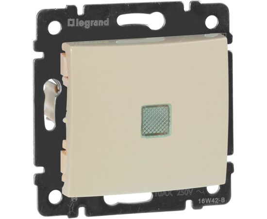  Выключатель Legrand Valena скрыт. 1кл. IP20 слоновая кость (774310) 