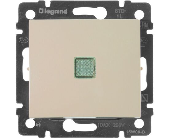  Выключатель Legrand Valena скрыт. 1кл. IP20 слоновая кость (774310) 
