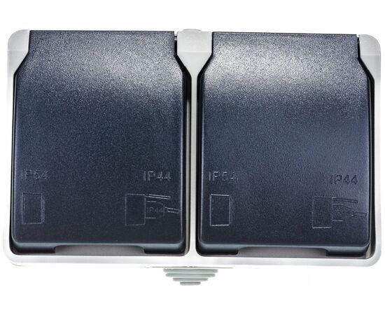  Розетка IEK ОП Форс РСб22-3-ФСр (ERS22-K03-16-54-DC) 2м 