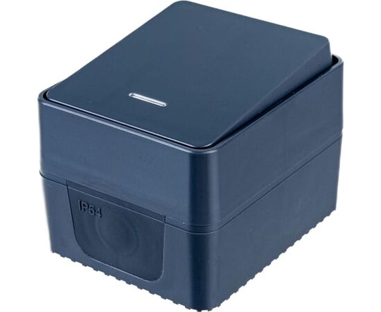  Выключатель Schneider Electric AtlasDesign Profi (ATN544013) IP54 О/У 1-клавишный с подсветкой 10 АХ 