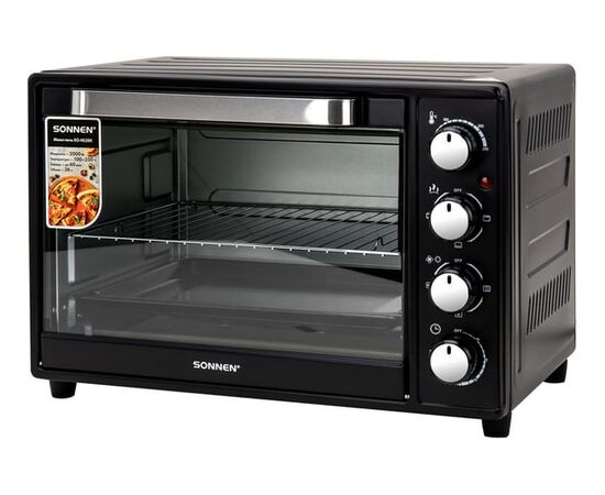 Мини-печь SONNEN EO-HL38K (458306) черная 