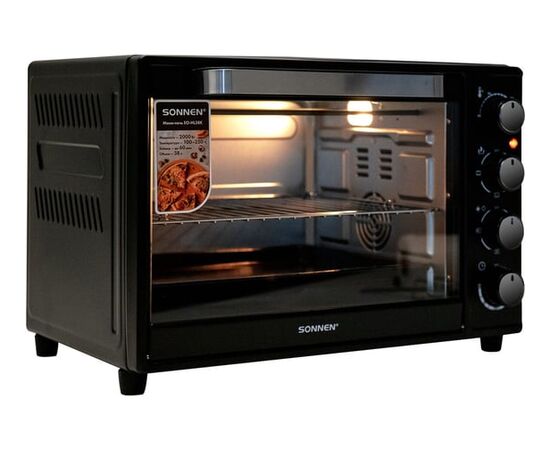  Мини-печь SONNEN EO-HL38K (458306) черная 
