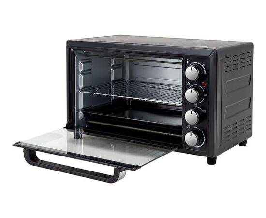  Мини-печь SONNEN EO-HL33 (458305) 1800Вт, 33л, 3 режима нагрева, таймер, механическое управление, черная 